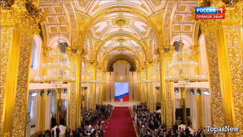 Церемония вступления в должность президента Путина 07.05.24 смотреть